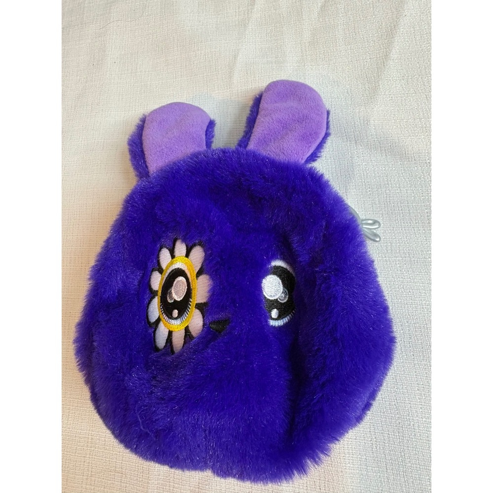 Na Na Na Surprise Purple Plush Bunny Coin Purse Backpack Clip MGA 571735